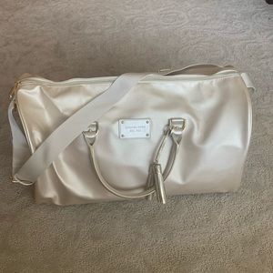 Michael Kors Gold Shimmer Duffle Bag